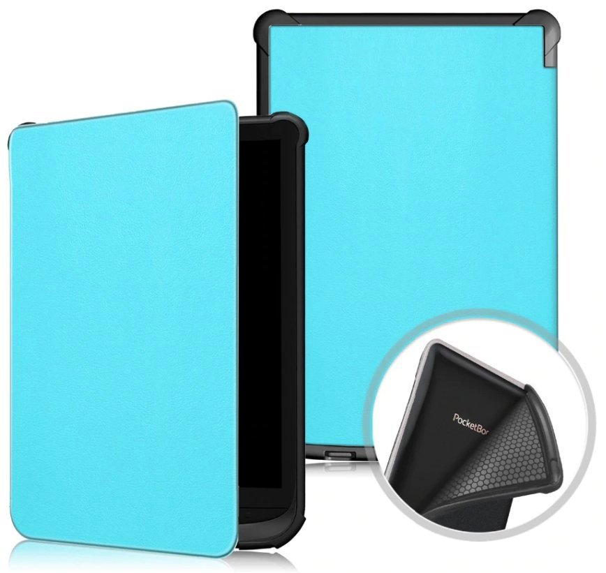 Durable Lock DL1247 - pouzdro pro Pocketbook 616 / 617 / 618 / 627 / 628 / 632 / 633 - světle modré