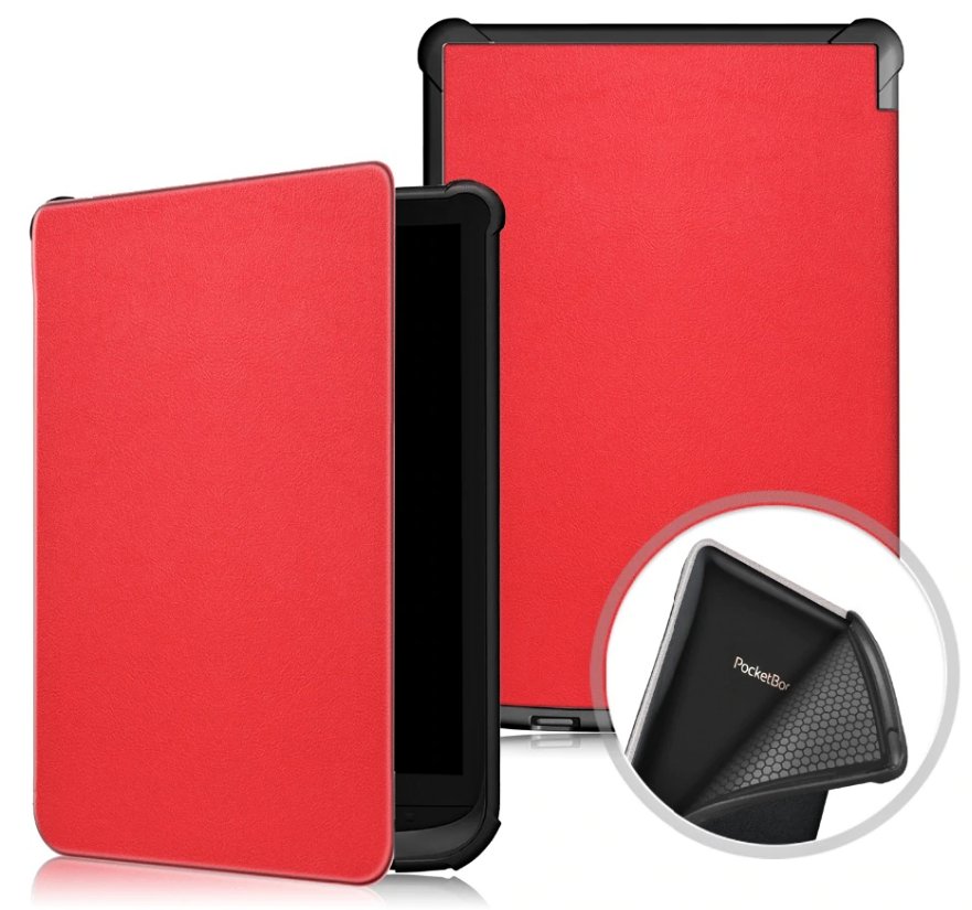 Durable Lock DL1245 - pouzdro pro Pocketbook 616 / 617 / 618 / 627 / 628 / 632 / 633 - červené