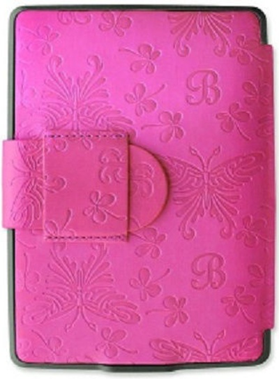 Obal na čtečku Amazon Kindle Paperwhite 1, 2, 3 Butterfly KPB01 - Durable Lock, tmavě růžové