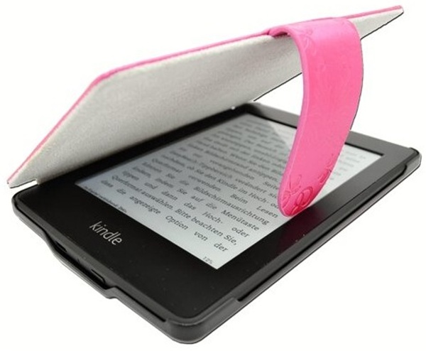 Obal na čtečku Amazon Kindle Paperwhite 1, 2, 3 Butterfly KPB01 - Durable Lock, tmavě růžové