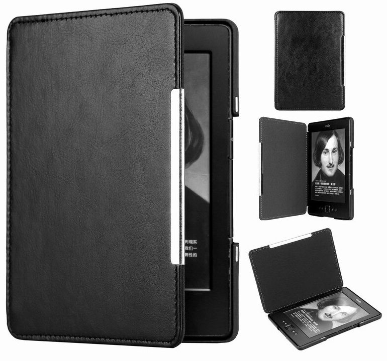 Obal na čtečku Amazon Kindle 4 / 5 Durable Lock - AKF02 - černé. magnet