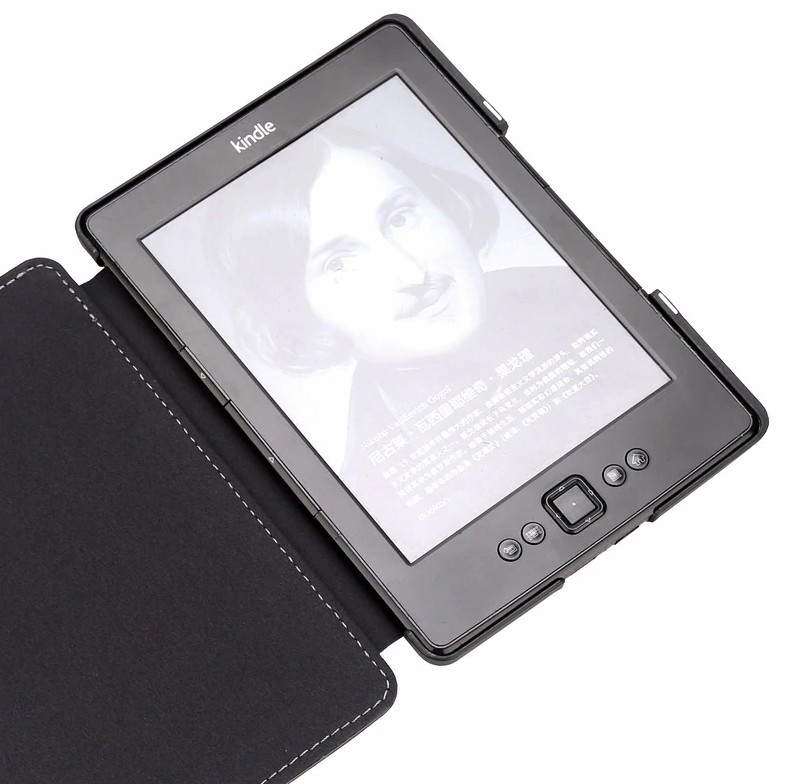Obal na čtečku Amazon Kindle 4 / 5 Durable Lock - AKF02 - černé. magnet