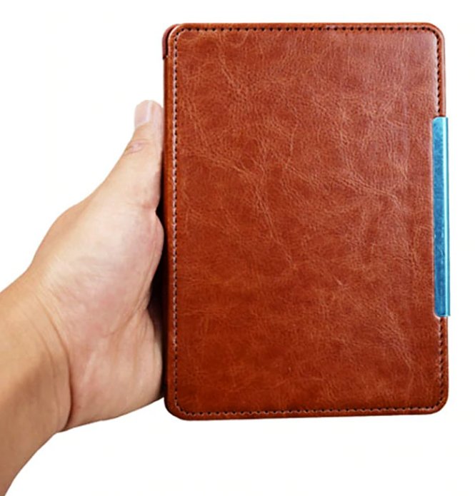 Obal na čtečku Amazon Kindle 4 / 5 Durable Lock - AKF03 - hnědé, magnet