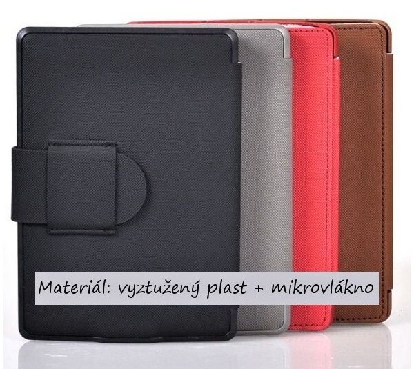 Amazon Kindle 4,5 Hard Back HAB07 - Durable Lock, šedé, bez stojánku