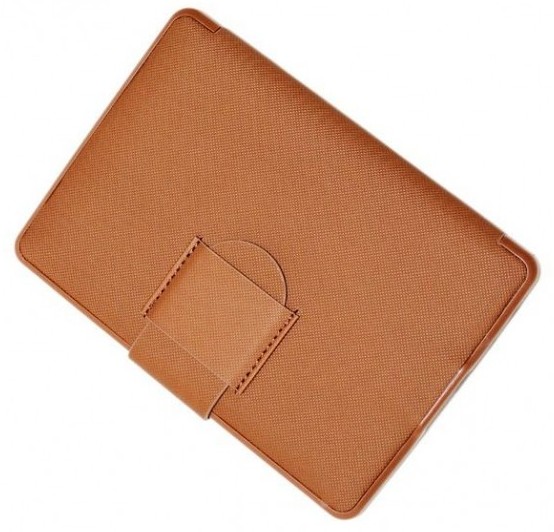 Amazon Kindle 4,5 Hard Back HAB06 - Durable Lock, hnědé, stojánek