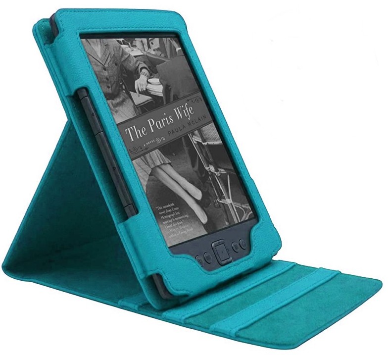 Shield Pro SCA02 Amazon Kindle 4, 5 - polohovatelný stojánek, pouzdro světle modré