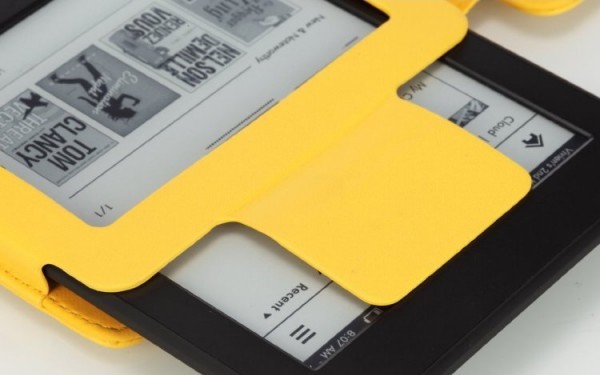 Amazon Kindle 6 FORTRESS FT156 žluté pouzdro - magnet, kapsa