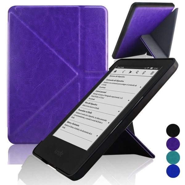Origami OR41 - Amazon Kindle 6, Paperwhite 1, 2, 3 fialové - magnet, stojánek