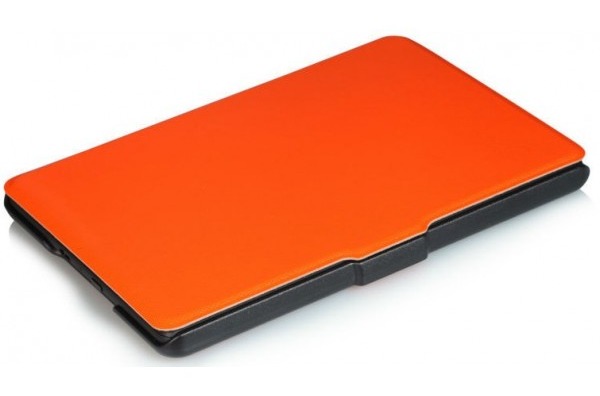 Obal na čtečku Kindle 8 - Durable Lock DL405 - oranžové, magnetické zavírání, AutoSleep
