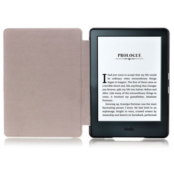 Obal na čtečku Kindle 8 - Durable Lock DL402 - červené, magnetické zavírání, AutoSleep