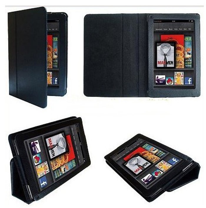 Protect PT511 pro Amazon Kindle Fire 1. gen 7" černé - pouzdro, stojánek