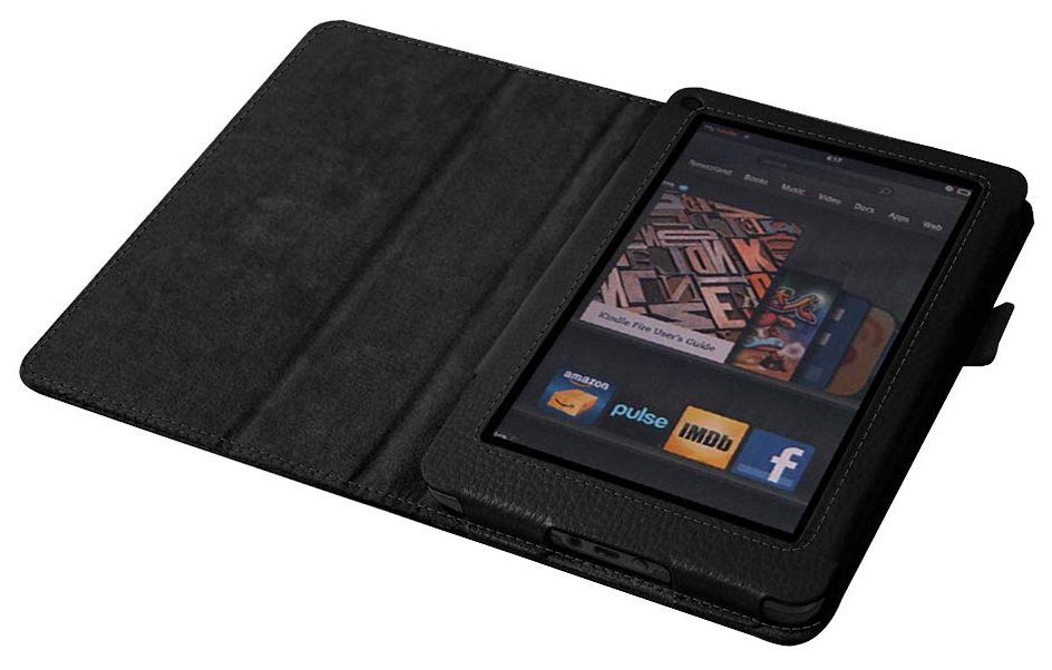 Protect PT519 pro Amazon Kindle Fire 2. gen 7" černé - pouzdro, stojánek
