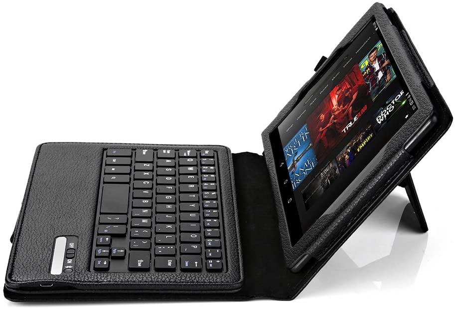 Protect PT143 - Amazon Kindle Fire HD 2.gen 7" - černé, stojánek, bluetooth, klávesnice