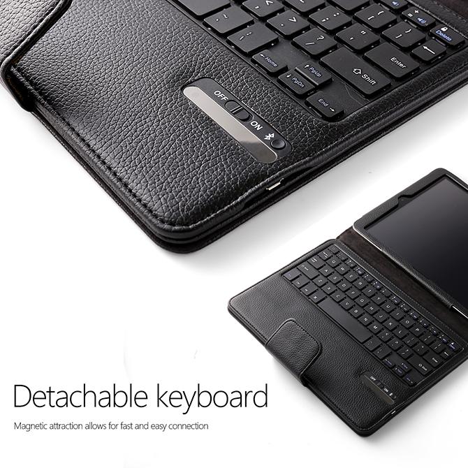 Protect PT143 - Amazon Kindle Fire HD 2.gen 7" - černé, stojánek, bluetooth, klávesnice