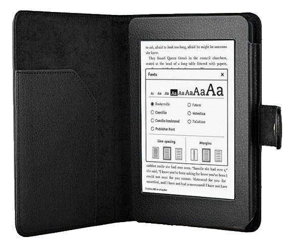 Obal na čtečku Kindle Paperwhite 1, 2, 3 Protect PT136 černé, magnet, AutoSleep