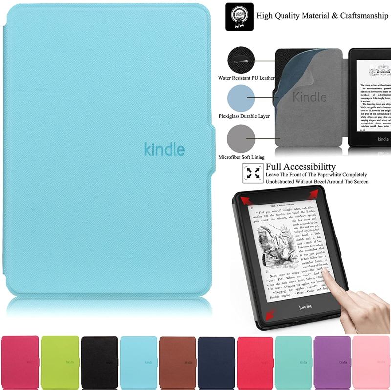 Obal Durable Lock na Kindle Paperwhite 1/2/3 - světle růžový