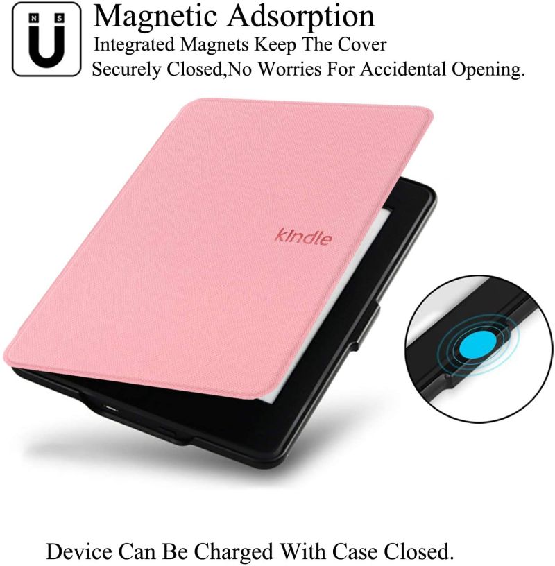 Obal Durable Lock na Kindle Paperwhite 1/2/3 - světle růžový