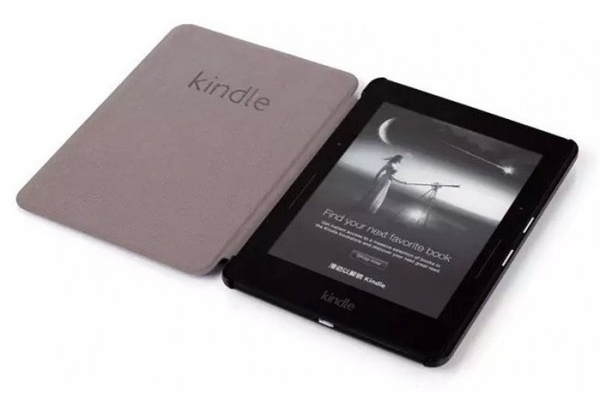 Pouzdro Durable Lock pro Amazon Kindle Voyage - růžové, magnet, AutoSleep
