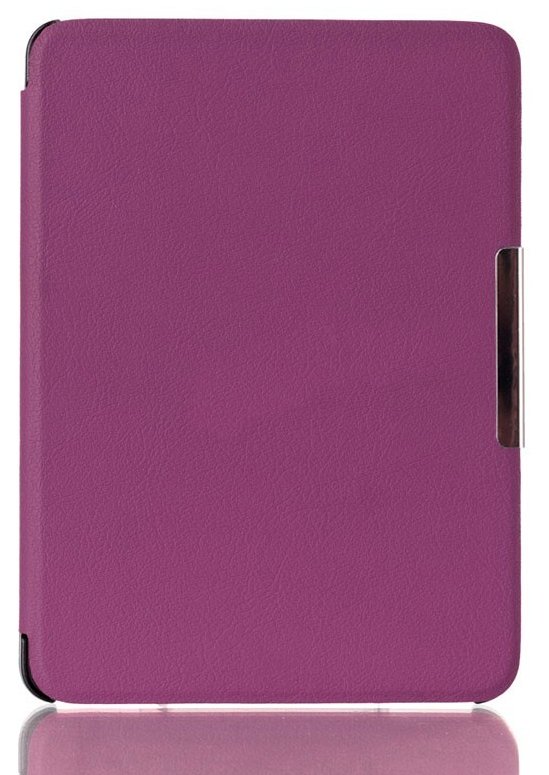Pouzdro Durable Lock pro Amazon Kindle Voyage - fialové, magnet, AutoSleep