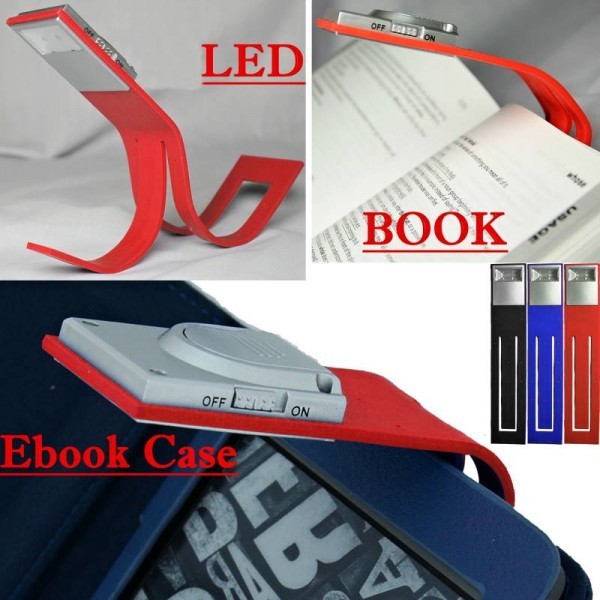 Atmoog AL-02 - LED lampička ohebná, pro všechny čtečky - červená