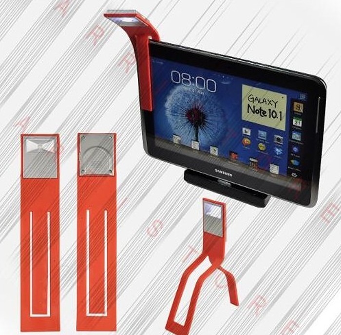 Atmoog AL-02 - LED lampička ohebná, pro všechny čtečky - červená