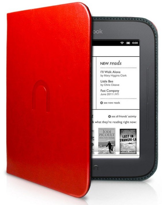 Obal na čtečku Barnes & Noble Nook Simple Touch - NST123 - červené