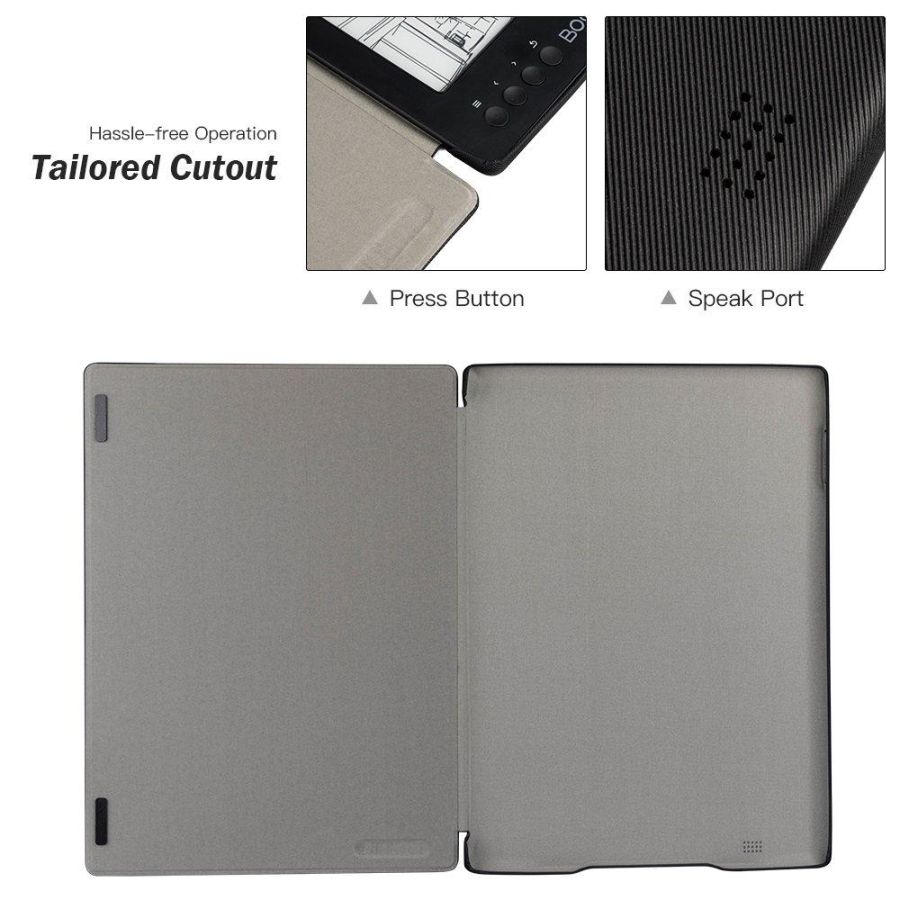 Pouzdro pro Onyx Boox Max Lumi - Onyx EBPBX1150 - šedé, magnet, stojánek