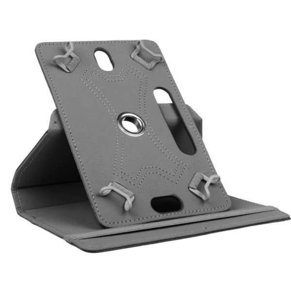 Univerzální pouzdro pro čtečky knih a tablety, velikost 6-8" - Atmoog AKC03 - univerzální otočné pouzdro se stojánkem - červené