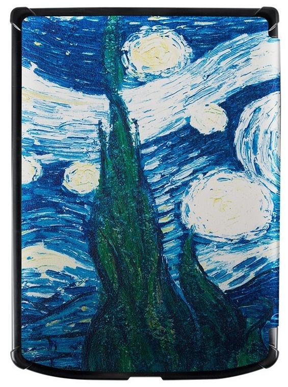 Obal na čtečku Pocketbook InkPad X 1040 - B-SAFE 1326 - Gogh, magnetické zavírání, stojánek, AutoSleep