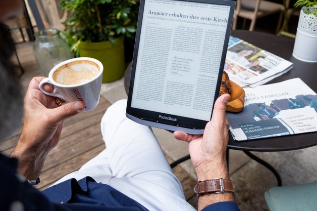 Obal na čtečku Pocketbook InkPad X 1040 - B-SAFE 1326 - Gogh, magnetické zavírání, stojánek, AutoSleep