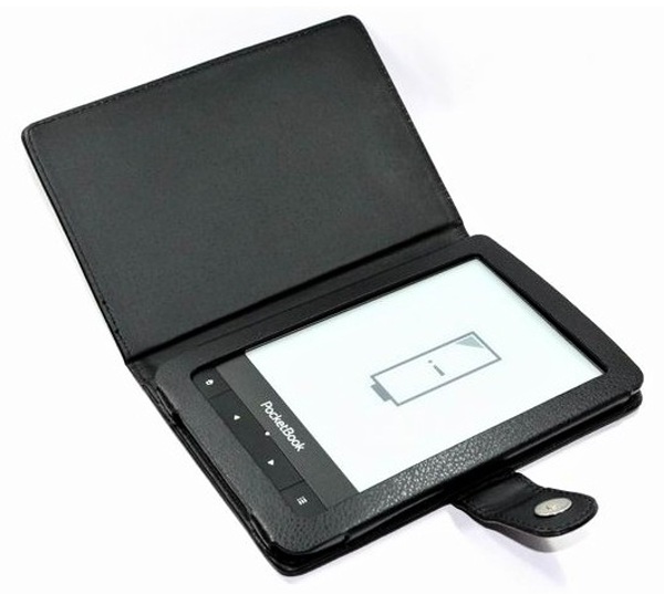 Obal na čtečku Pocketbook 614 / 615 / 622 / 623 / 624 / 625 / 626 / 631 / 640 / 641 - FORTRESS FT139, černé, magnet