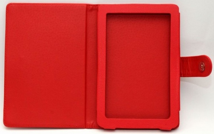 Obal na čtečku Pocketbook 614 / 615 / 622 / 623 / 624 / 625 / 626 / 631 / 640 / 641 - FORTRESS FT140, červené, magnet