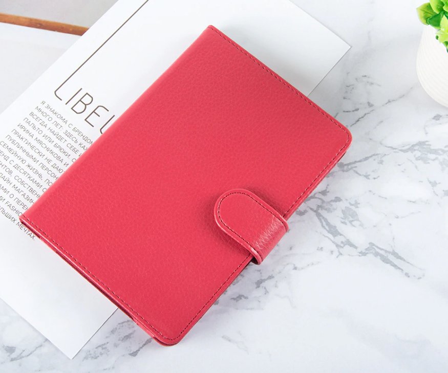 Obal na čtečku Pocketbook 614 / 615 / 622 / 623 / 624 / 625 / 626 / 631 / 640 / 641 - FORTRESS FT140, červené, magnet