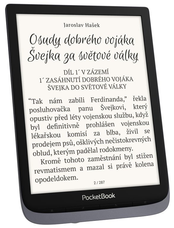 DURABLE LOCK DL-1221, obal na Pocketbook 740 InkPad 3 - černé, magnetické zavírání, AutoSleep