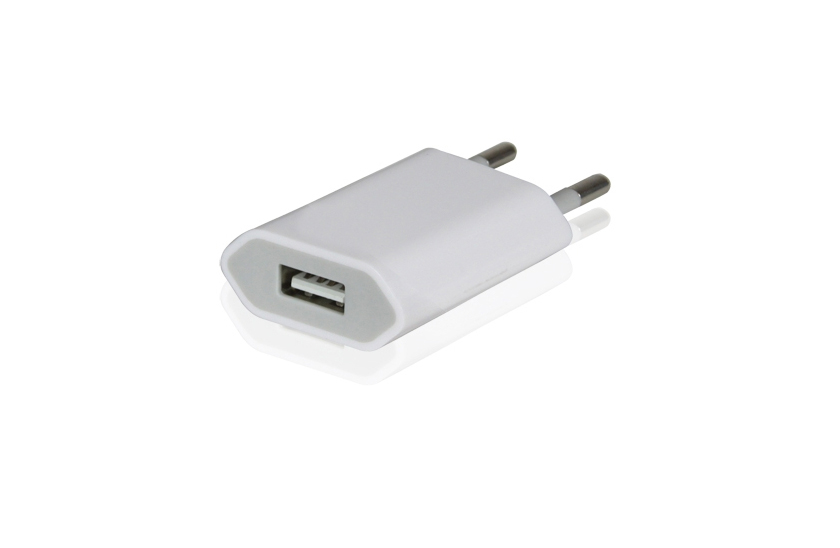 USB síťový adaptér - AR-1001 - Univerzální nabíječka, 5V/1A - bílý