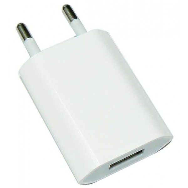 USB síťový adaptér - AR-1001 - Univerzální nabíječka, 5V/1A - bílý