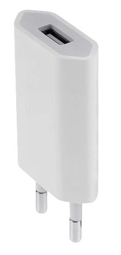 USB síťový adaptér - AR-1001 - Univerzální nabíječka, 5V/1A - bílý