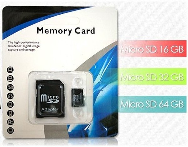 MicroSD karta 16GB - microSDHC Class 10 16GB PCMK16G - Paměťová karta, Class 10, 16GB, adaptér zdarma