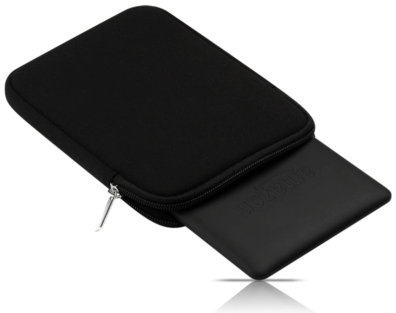 Univerzální pouzdro na zip - Sli-Zip66 - Sleeve Zip pouzdro pro všechny čtečky knih - černé, neopren