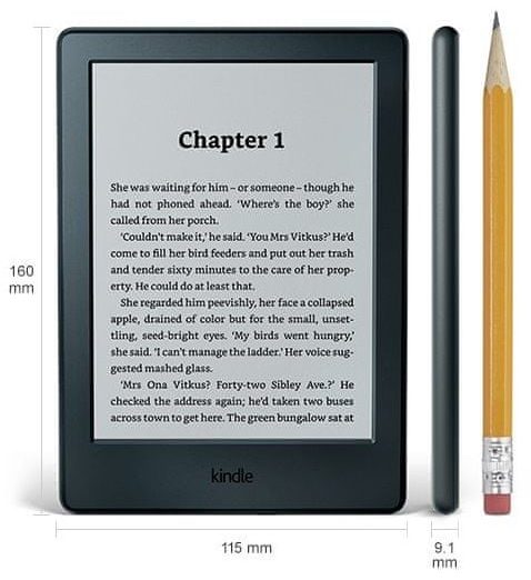 Amazon Kindle 8 - Special Offers, černý - 4 GB, WiFi