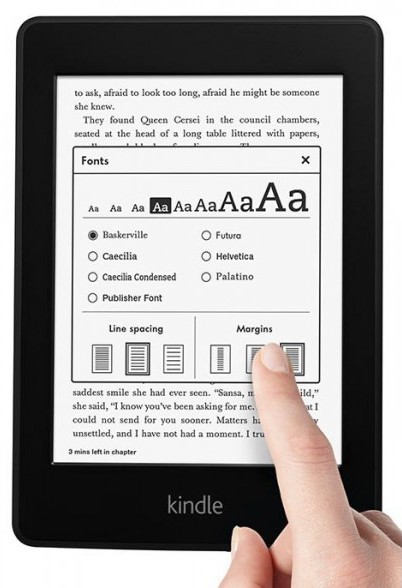 Amazon Kindle Paperwhite 3 - bez reklam, černý - WiFi, 4 GB