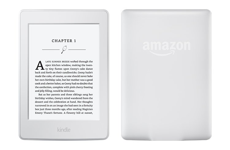 Amazon Kindle Paperwhite 3 - bez reklam, bílý - WiFi, 4 GB