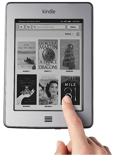 Amazon Kindle Touch 3G - bez reklam, šedý - 4 GB, WiFi+3G