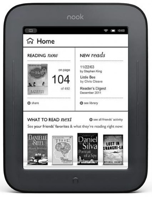 Barnes & Noble Nook Simple Touch - 2 GB, WiFi, černý