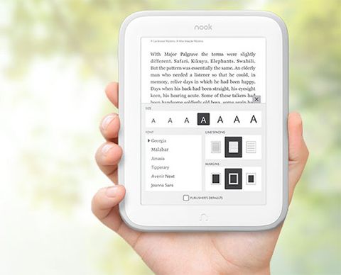 Barnes & Noble Nook Simple Touch GlowLight - 2 GB, WiFi, bílý