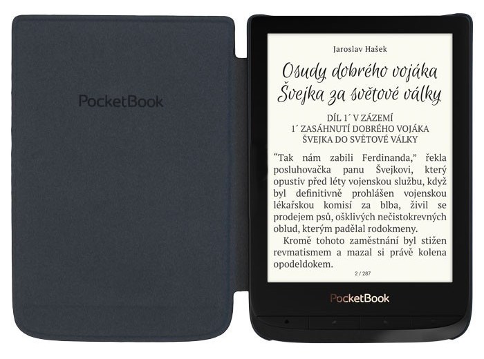 Pouzdro Pocketbook WPUC-627-S-RD pro Pocketbook 616 / 627 / 628 / 632 / 633 - ČERVENÉ