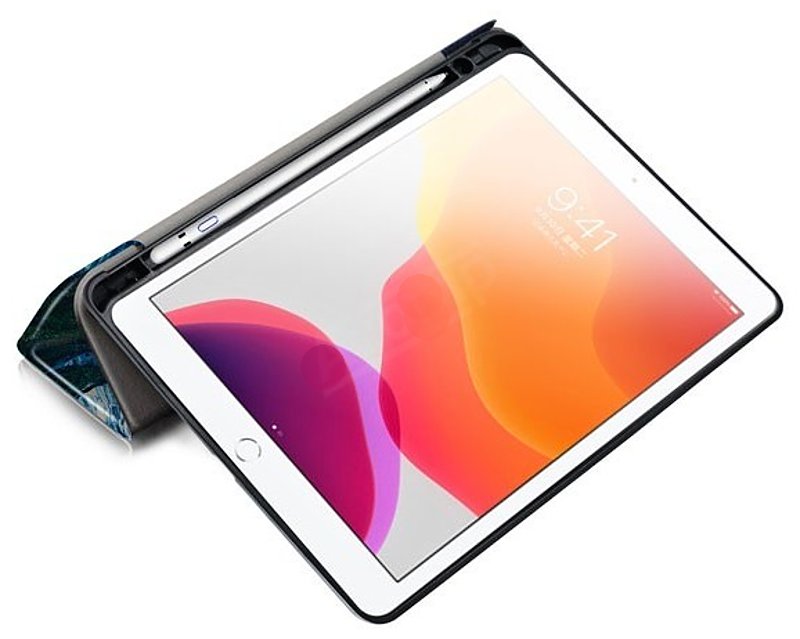 B-Safe Stand 3493 - pouzdro pro Apple iPad 10.2", iPad Air 10.5" - motiv Library