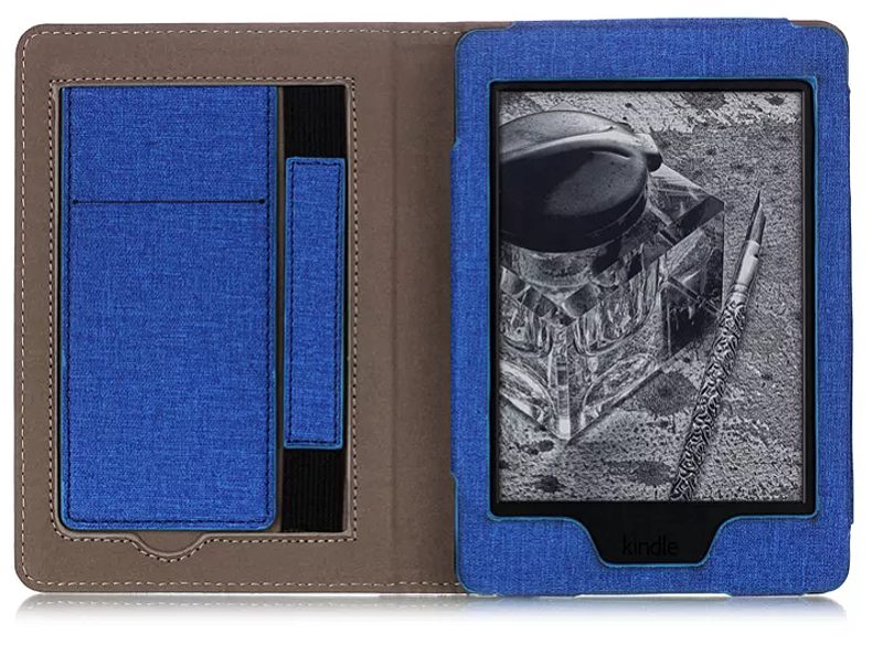 Pouzdro Benello SK-08 na Amazon Kindle Touch / 6 / 8 / 2019 / 2020  - modré (Ocean Blue)