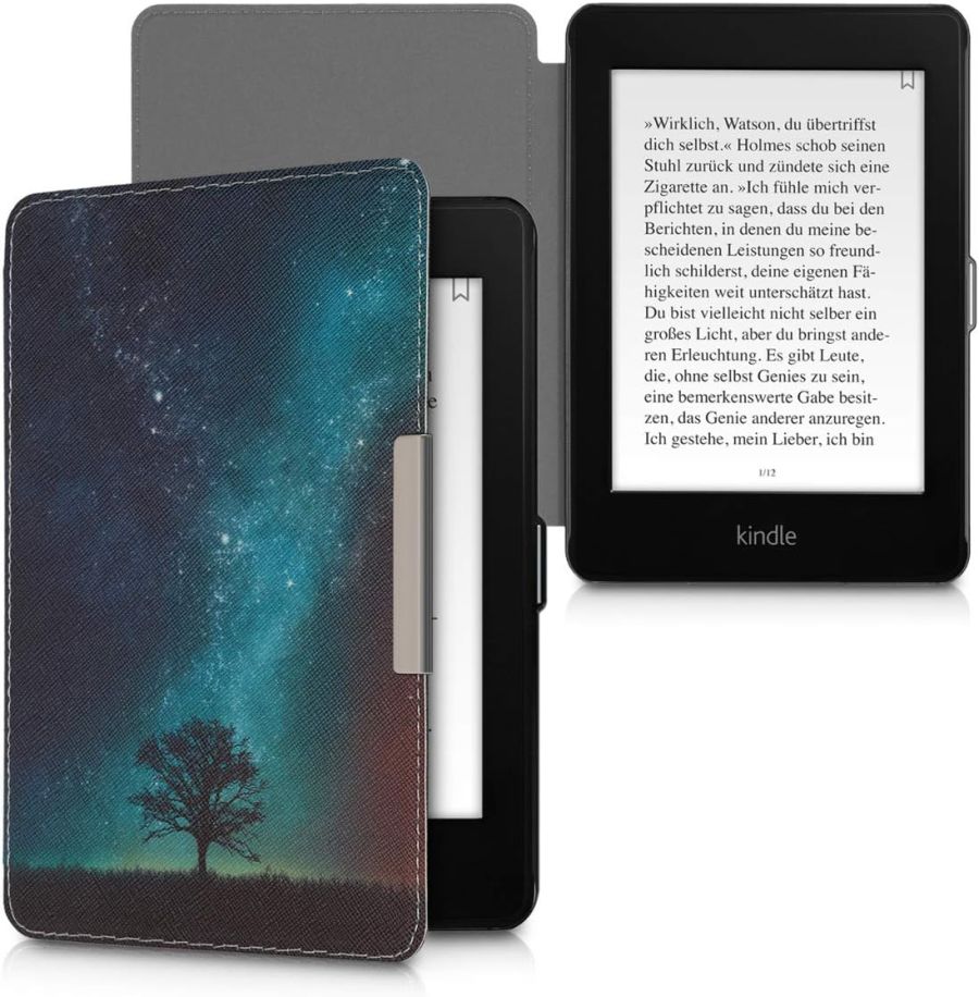 Pouzdro KW Mobile - Cosmic Nature - KW4664404 - pro Amazon Kindle Paperwhite 4 (2018) - vícebarevné