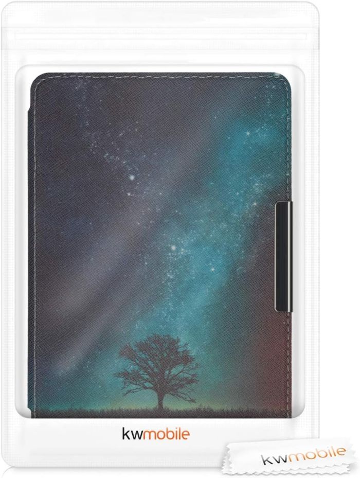 Pouzdro KW Mobile - Cosmic Nature - KW4664404 - pro Amazon Kindle Paperwhite 4 (2018) - vícebarevné